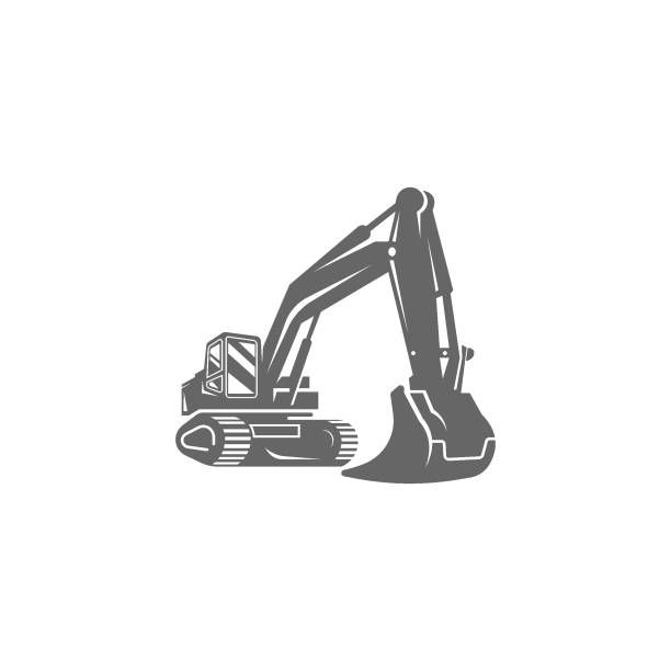 Backhoe on a construction site
